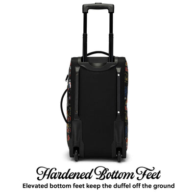Jax Black 20" Carry-on Rolling Duffel