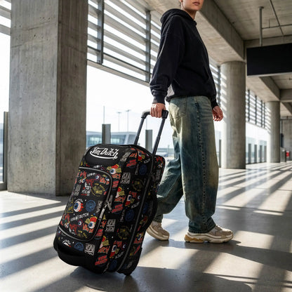 Jax Black 2-Piece Rolling Duffel Set