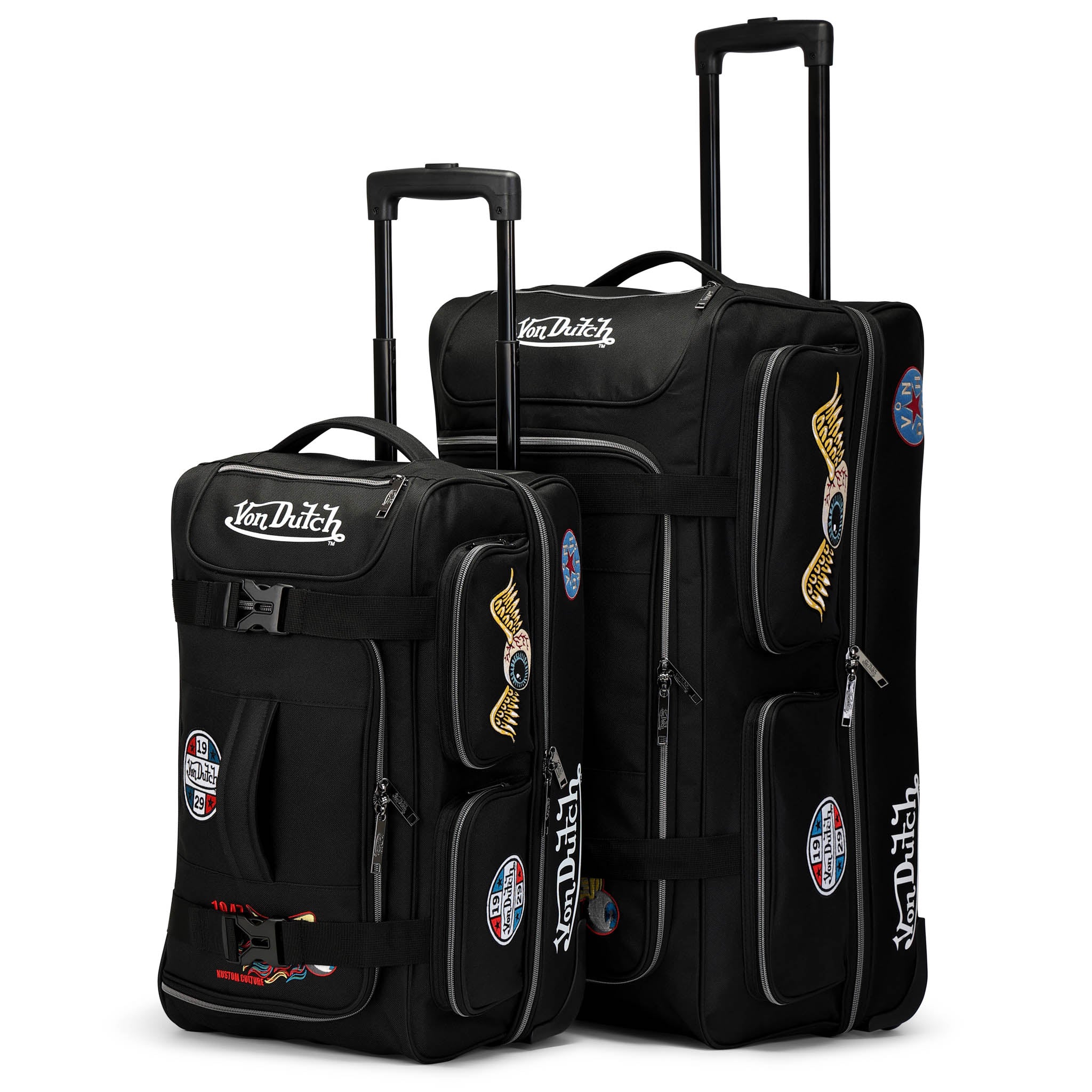 Signature Patch 2-Piece Rolling Duffel Set