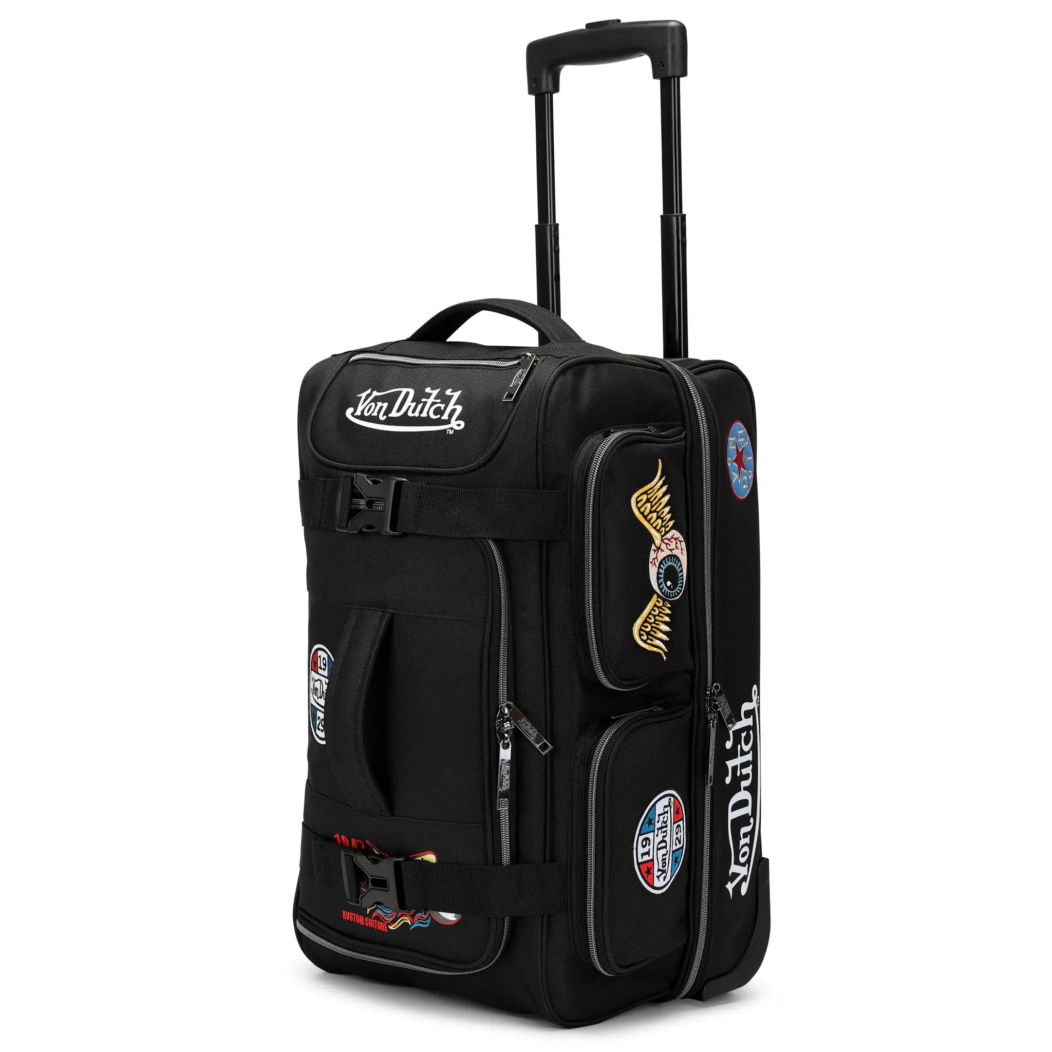 Signature Patch 20" Carry-on Rolling Duffel