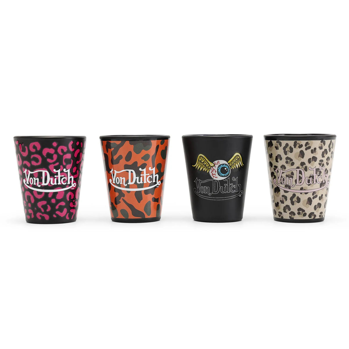 Iconic 4-Piece Shot Glass Set