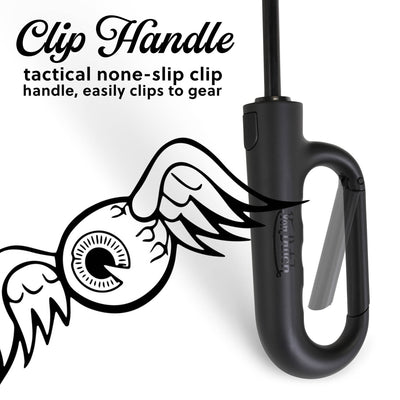 Leopard Compact Automatic Umbrella with Clip Handle