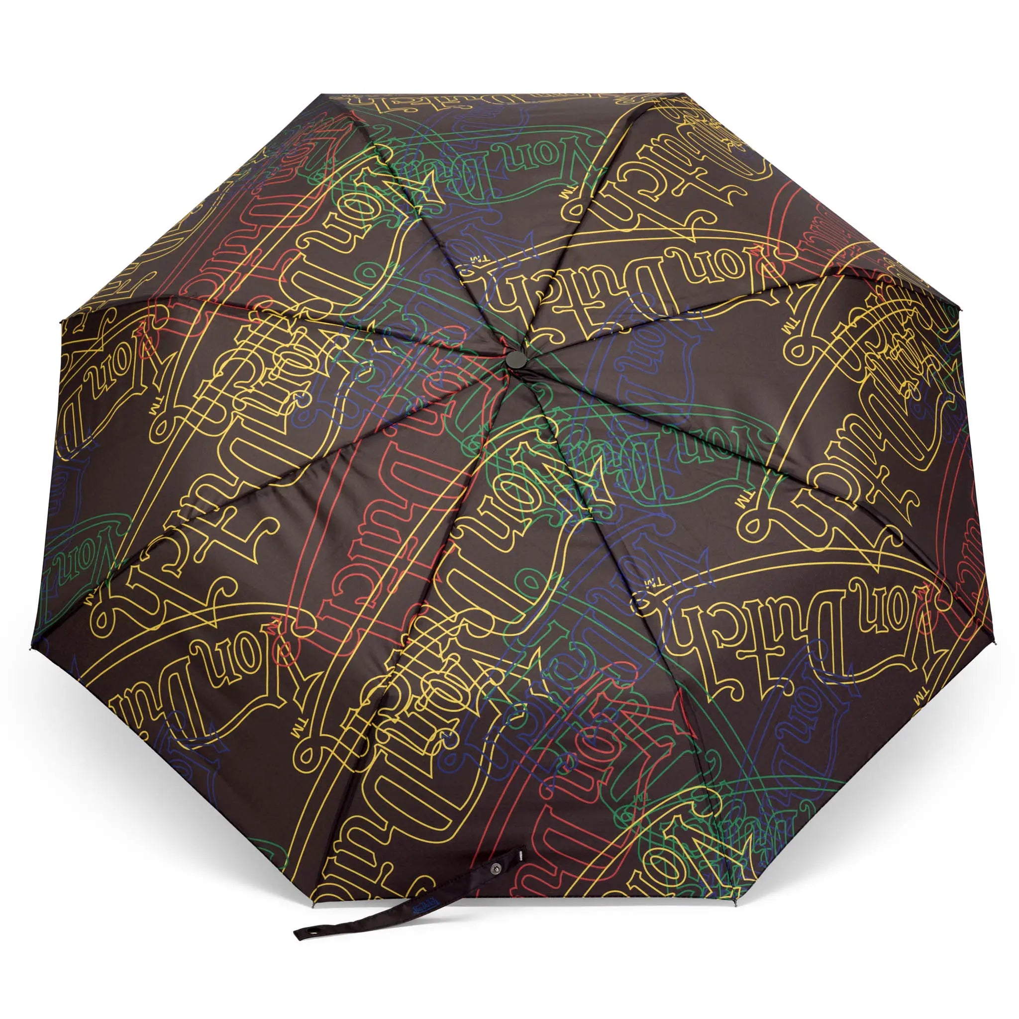 Neon Logo Compact Automatic Umbrella with Clip Handle