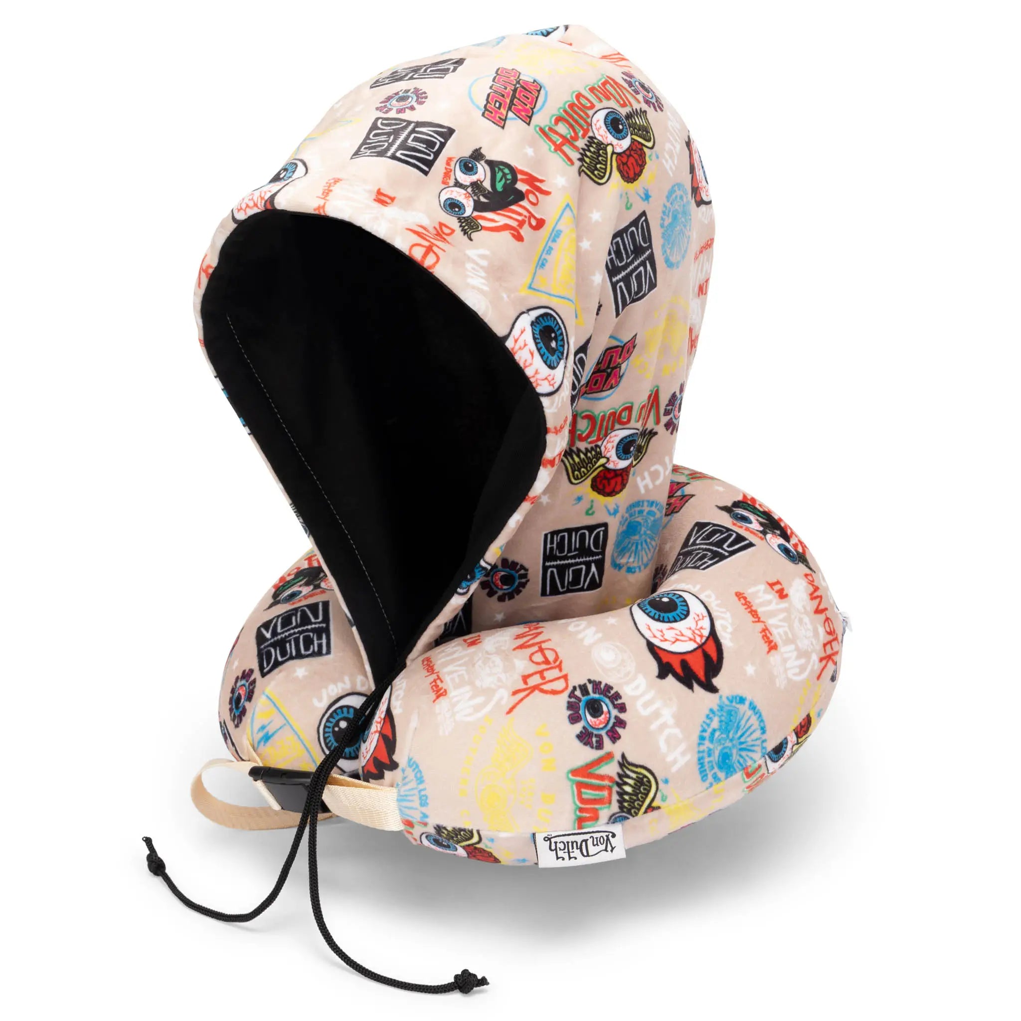 Jax Hooded Memory Foam Travel Neck Pillow