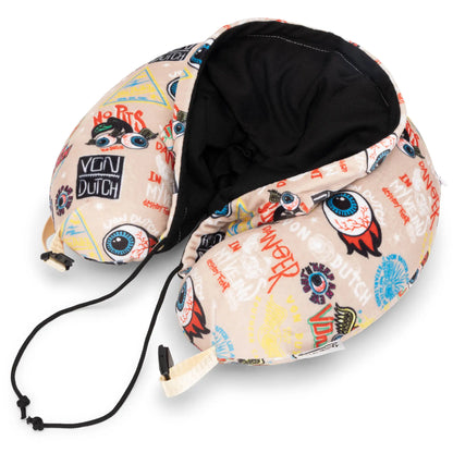 Jax Hooded Memory Foam Travel Neck Pillow