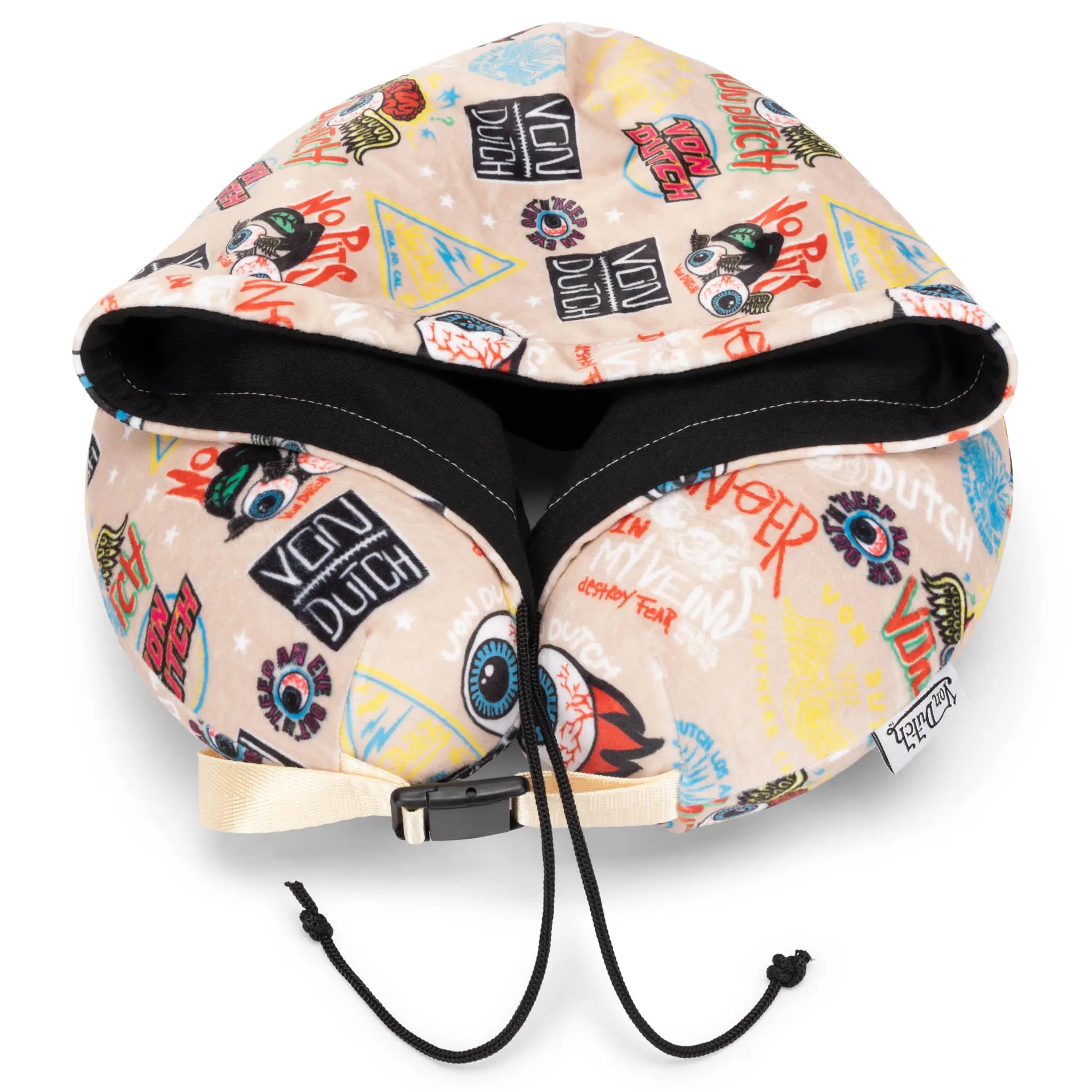 Jax Hooded Memory Foam Travel Neck Pillow