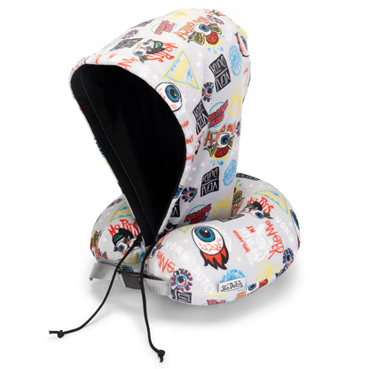 Jax Hooded Memory Foam Travel Neck Pillow