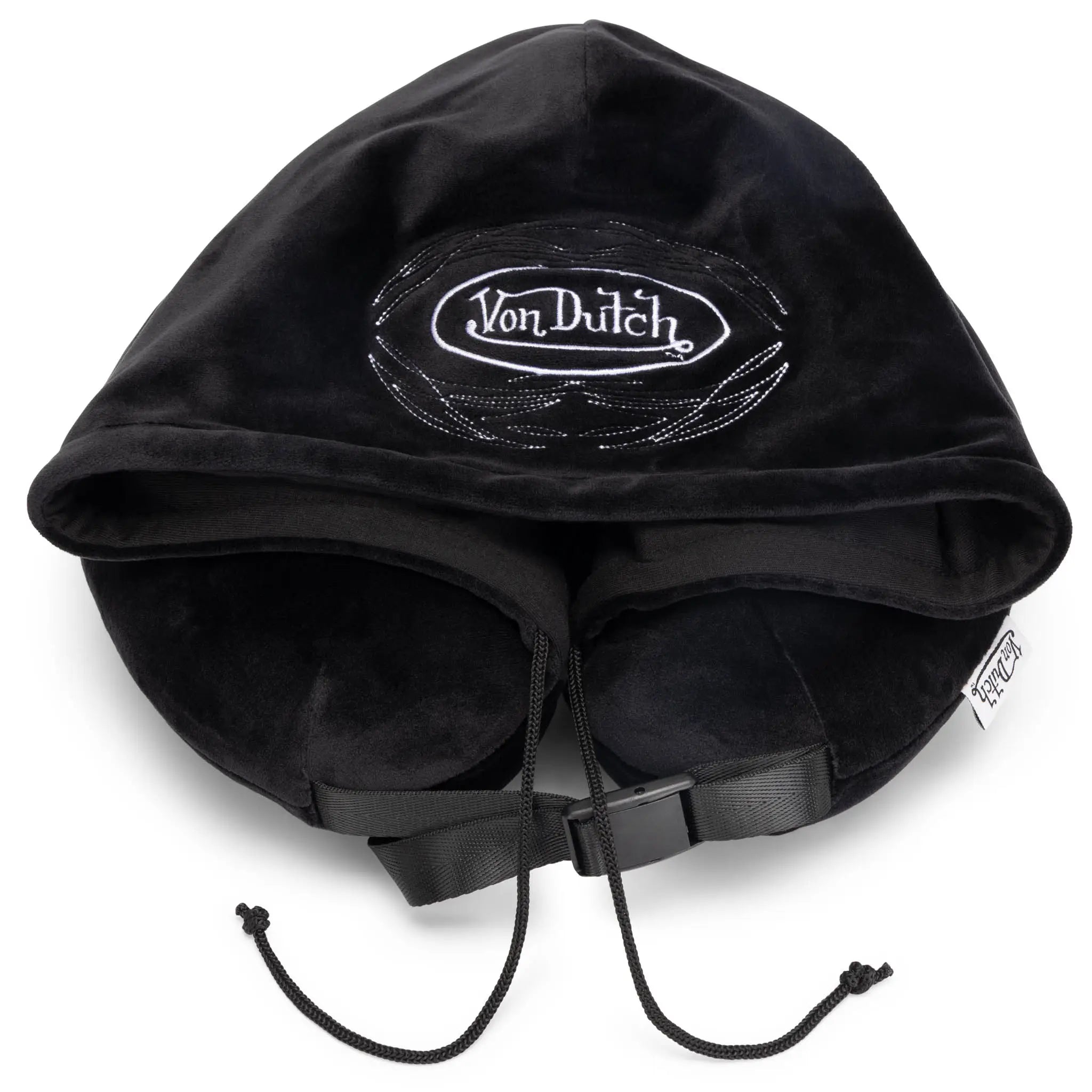 Von Dutch Pinstripe Hooded Memory Foam Pillow