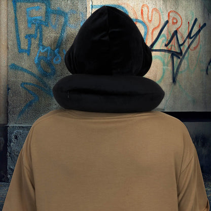 Von Dutch Pinstripe Hooded Memory Foam Pillow