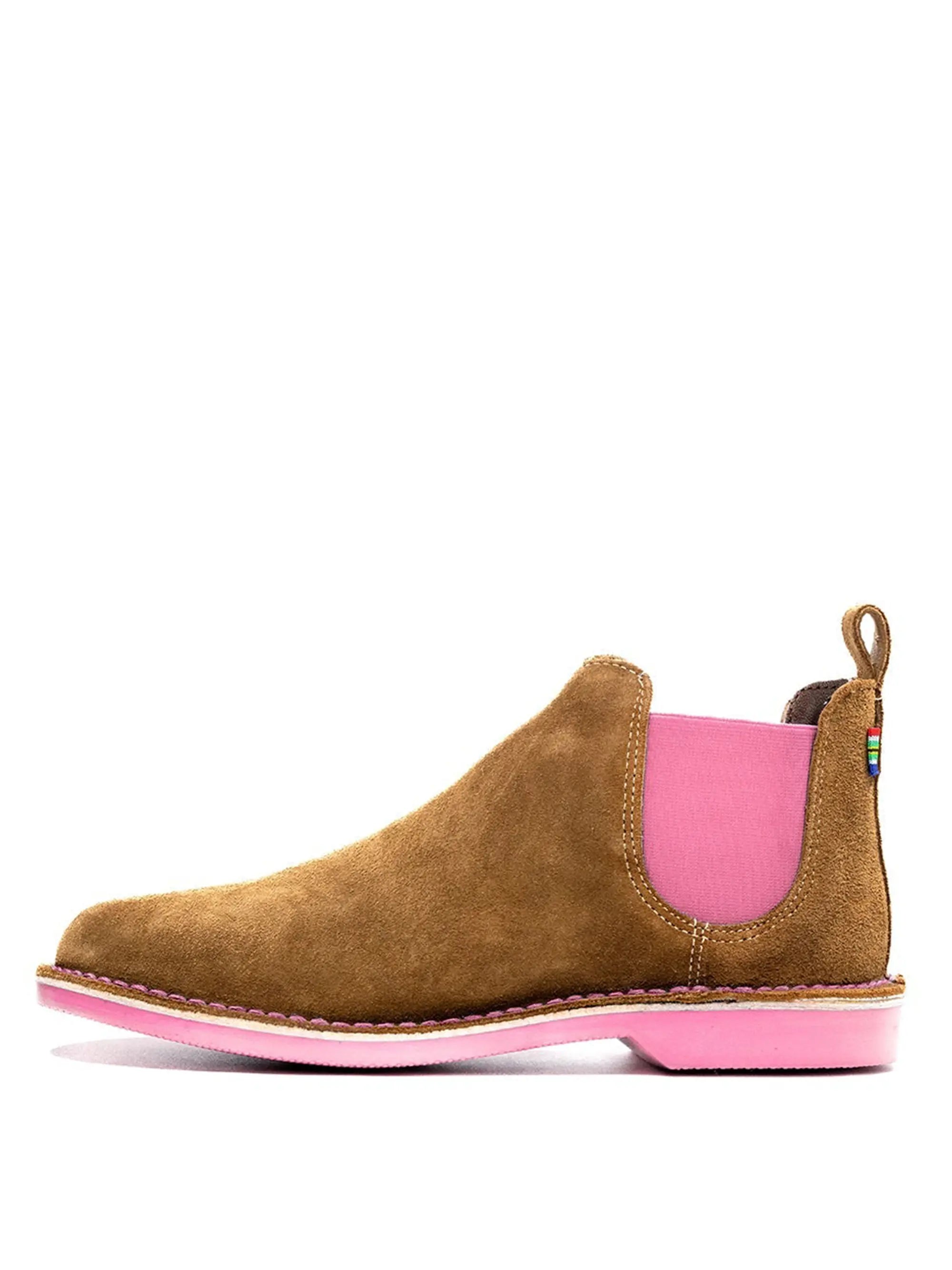 VELDSKOEN CHELSEA BOOT UHAMBO (PINK SOLE)