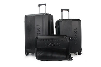 Zane Expandable 3-Piece Spinner Luggage Set with Lock
