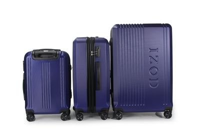 Zane Expandable 3-Piece Spinner Luggage Set with Lock