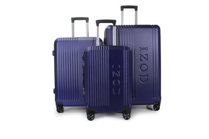 Zane Expandable 3-Piece Spinner Luggage Set with Lock