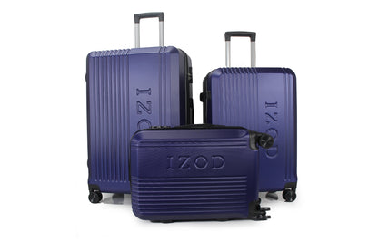 Zane Expandable 3-Piece Spinner Luggage Set with Lock