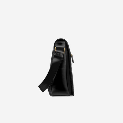 Vegan Luxe City Messenger Bag 16” | BYMANYC ® New York Milano Street Edge