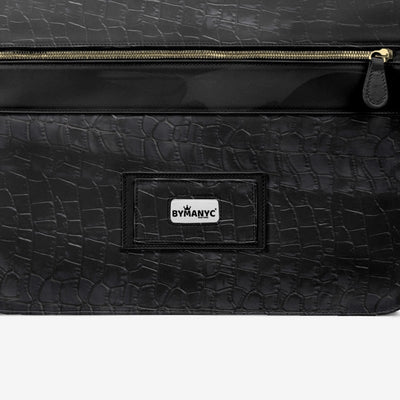 Vegan Luxe City Messenger Bag 16” | BYMANYC ® New York Milano Street Edge