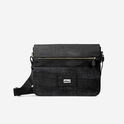 Vegan Luxe City Messenger Bag 16” | BYMANYC ® New York Milano Street Edge