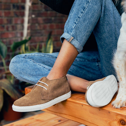 VELDSKOEN PANTSULA SNEAKER (WHITE SOLE - LEATHER SHOE)