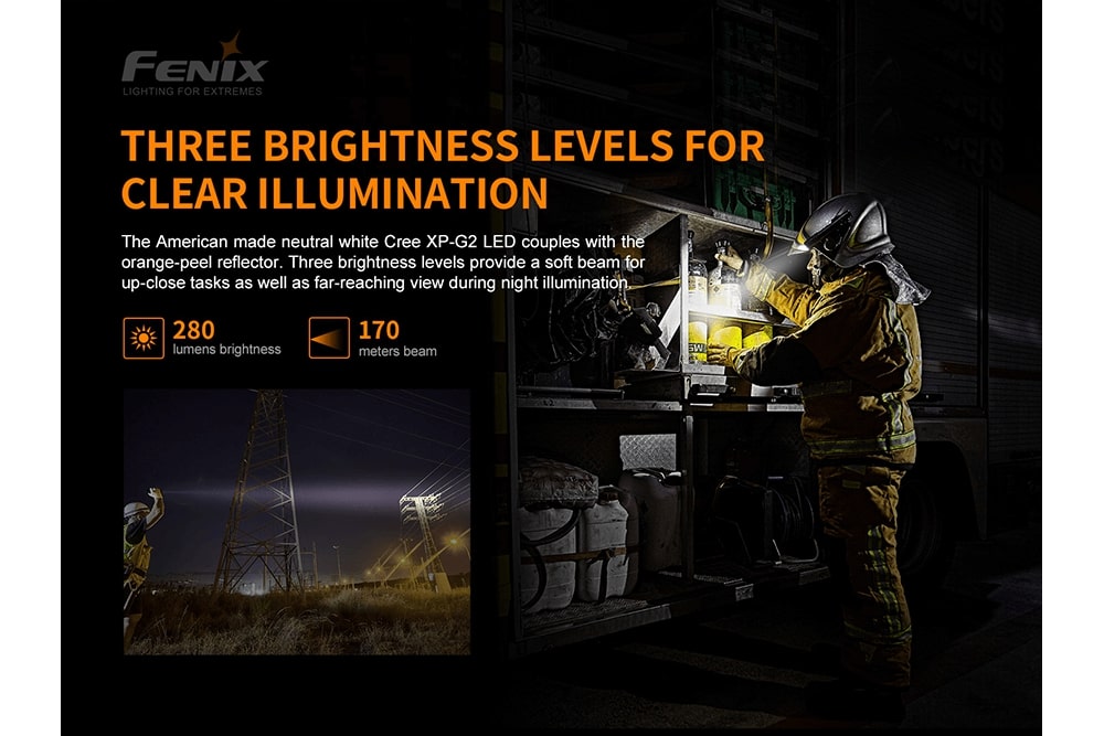 Fenix WF30RE Intrinsically Safe Flashlight - 280 Lumens