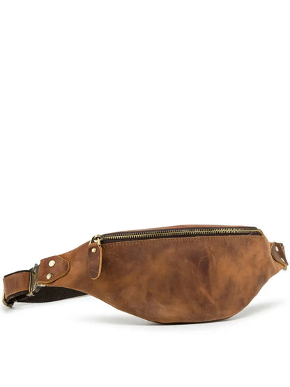 Wagner Leather Waist Bag | Full Grain Leather Fanny Pack