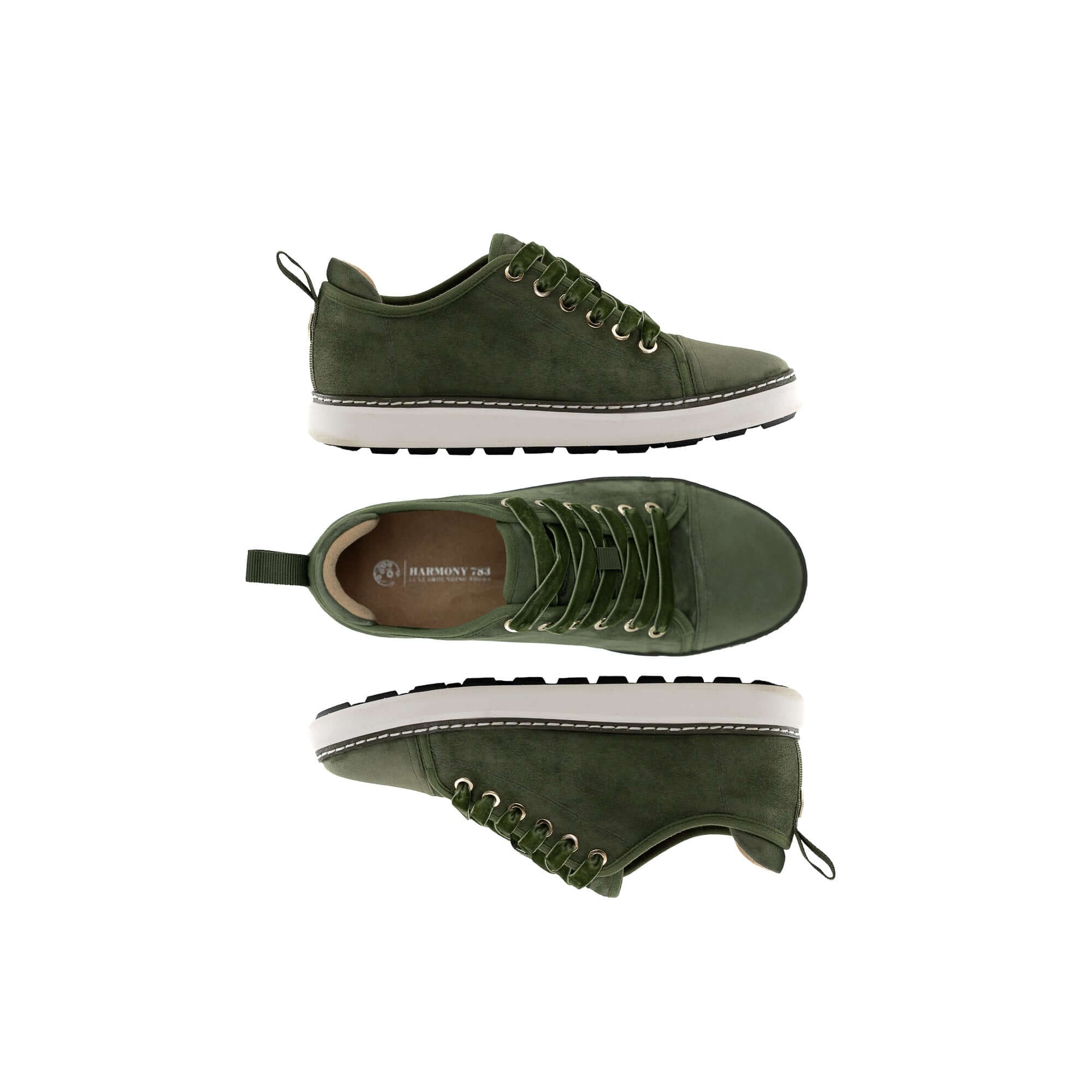 Charlotte Walker Grounding Shoes • Olive Suede