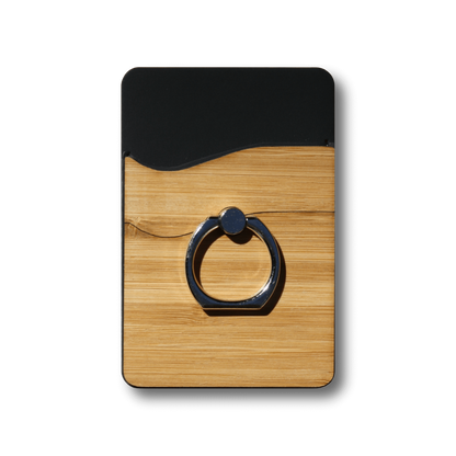 Customizable Wallet RNGR - Wooden Phone Wallet & Ring Phone Holder