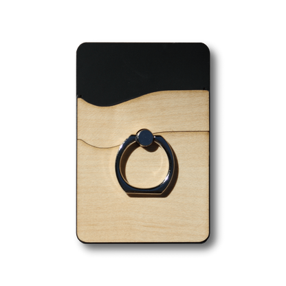 Customizable Wallet RNGR - Wooden Phone Wallet & Ring Phone Holder