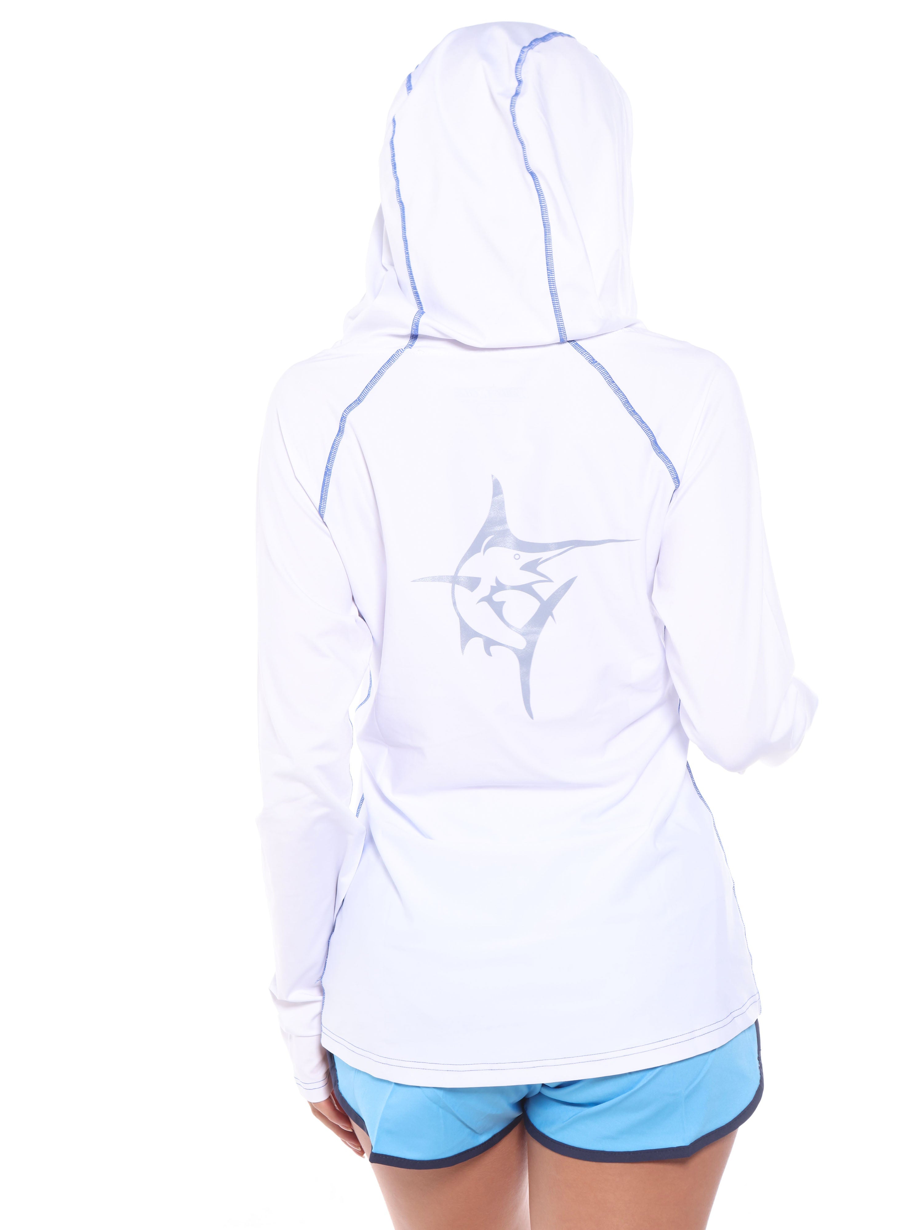 Seaside Performance Hoody. White
