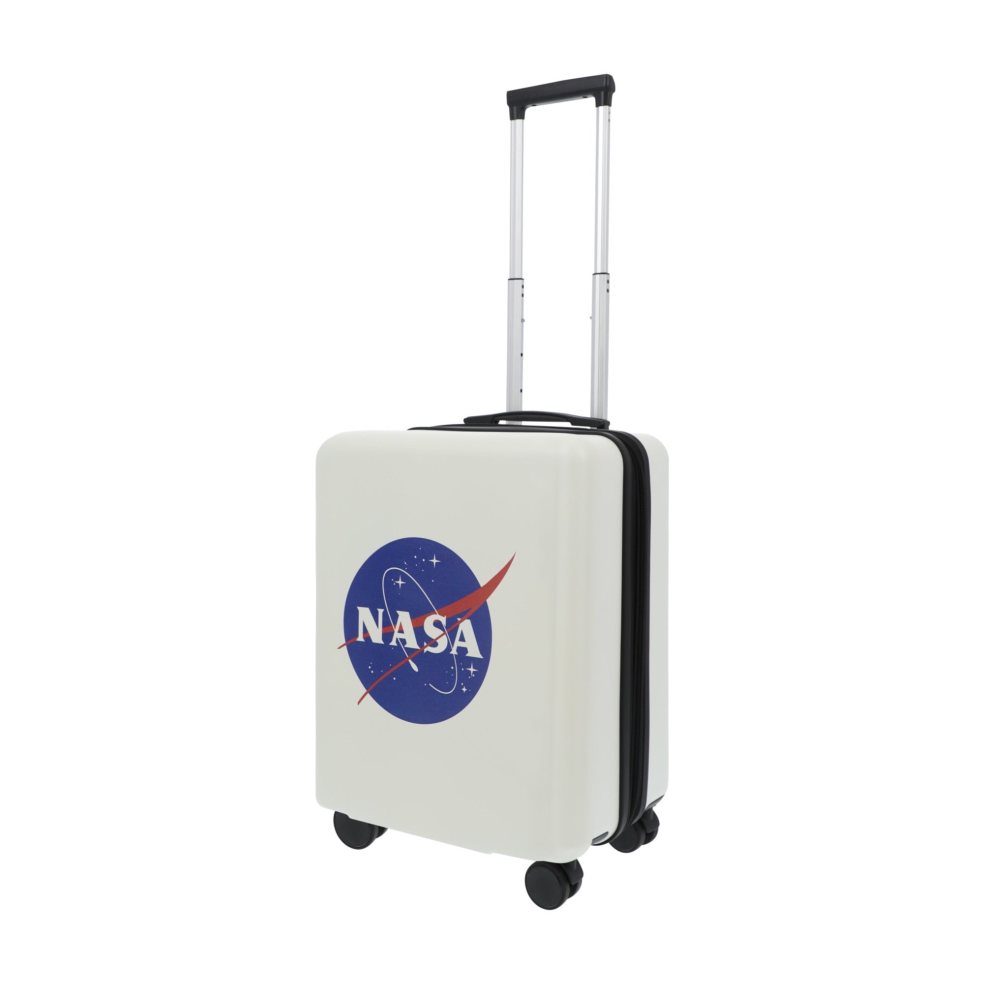 NASA 22.5" White Carry-On Suitcase Luggage