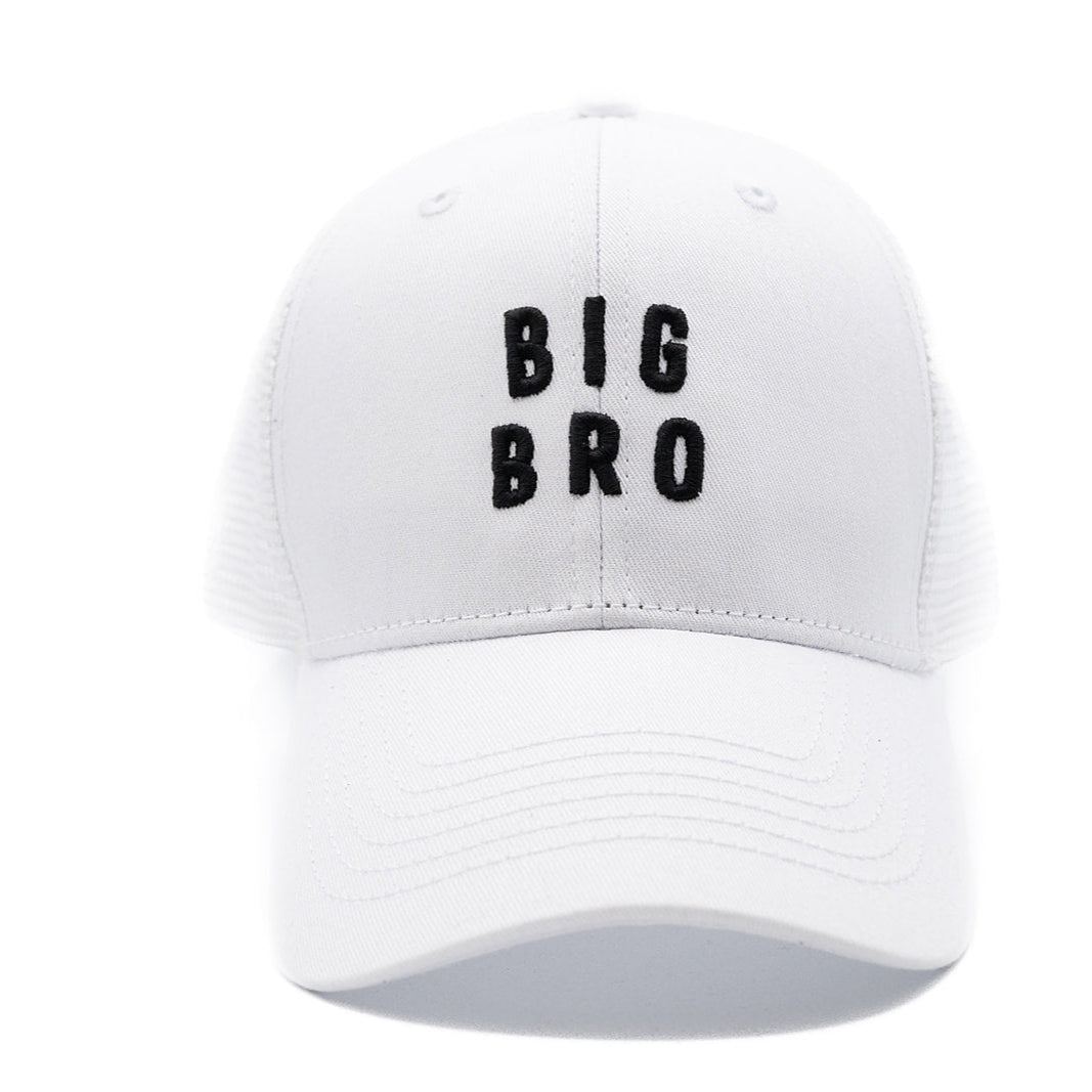 Big Bro Hat in White Snapback