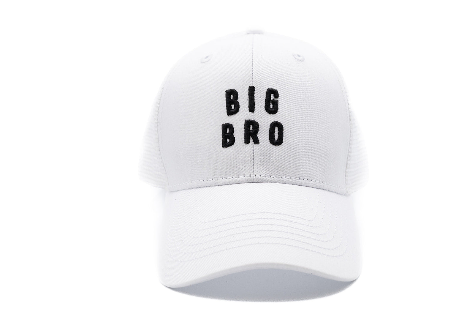 Big Bro Hat in White Snapback
