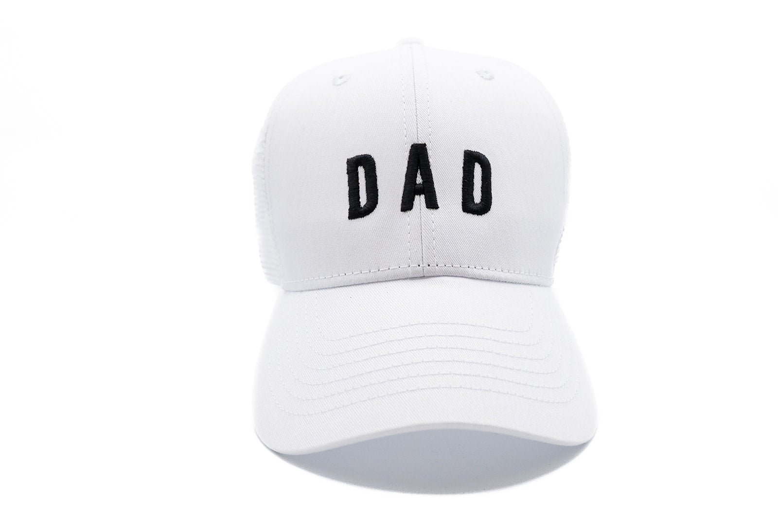 Dad Hat in White Snapback