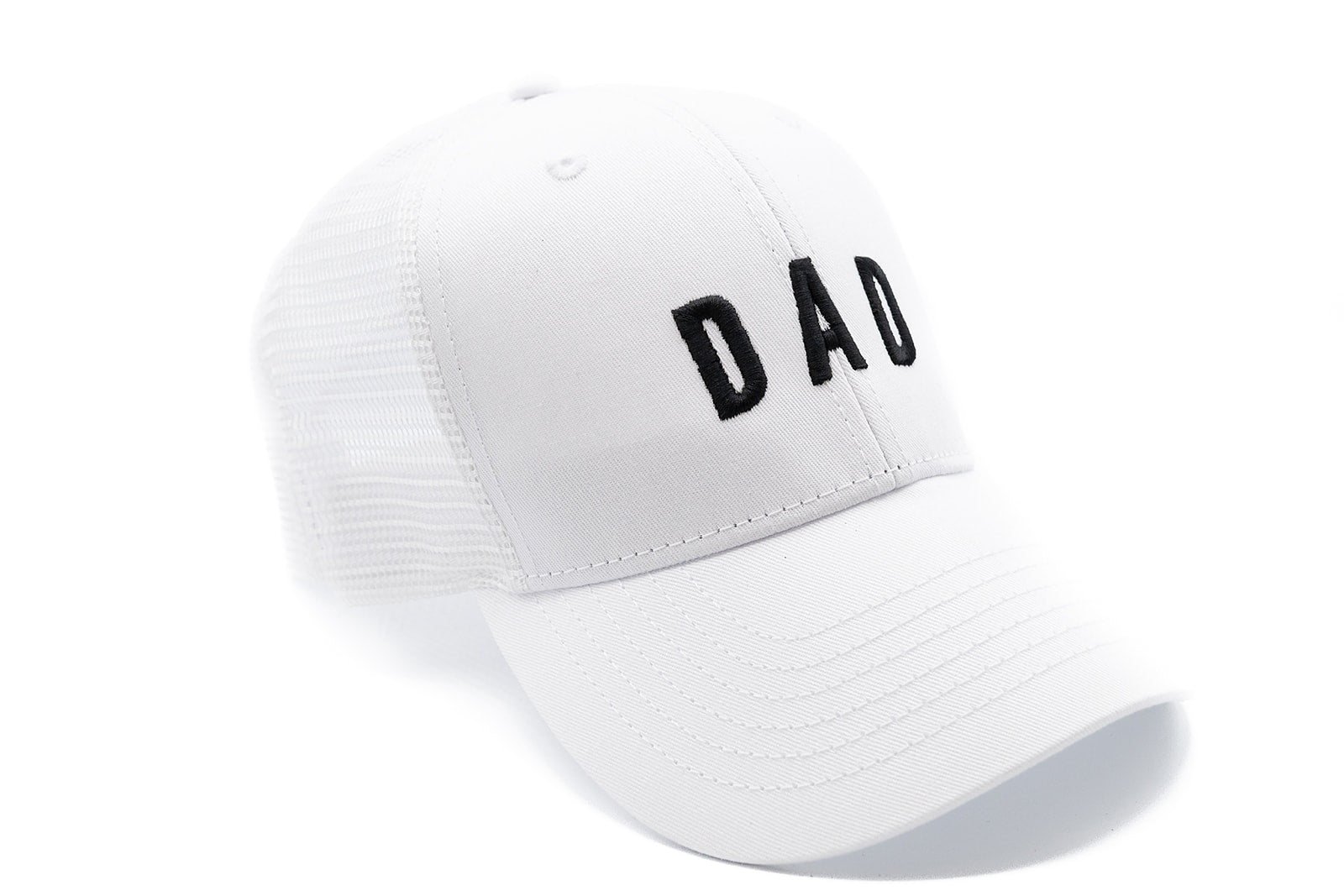 Dad Hat in White Snapback