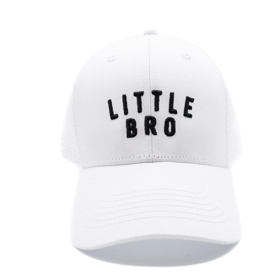 Little Bro Hat in White Snapback