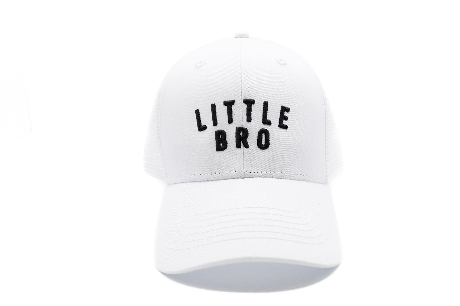 Little Bro Hat in White Snapback