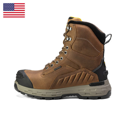 Wildwood 8” Waterproof Composite Toe Brown Boot - Made in USA