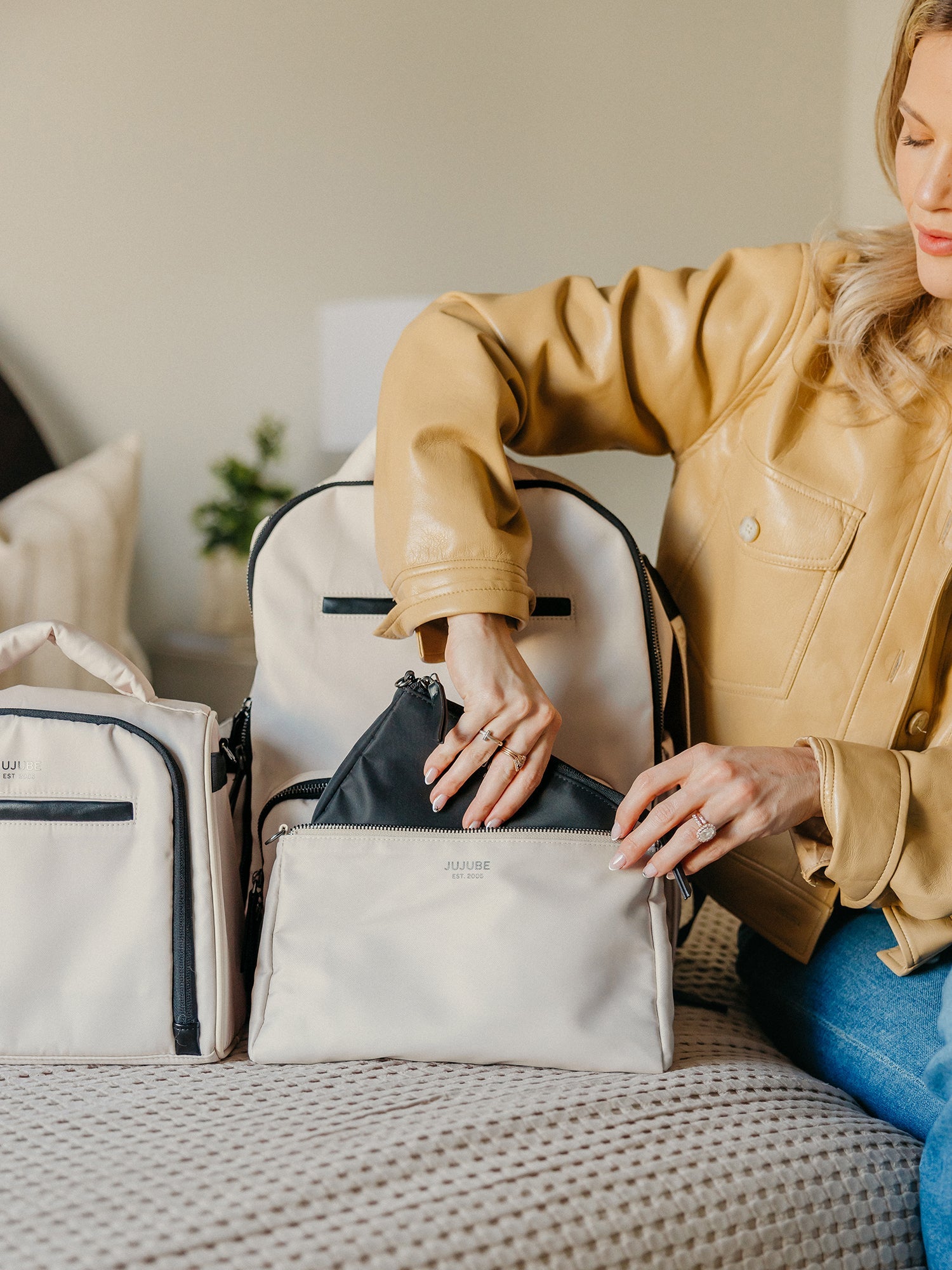 3-piece Pouch Set Cloud