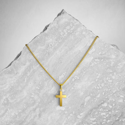 Petite Cross - 14K Gold