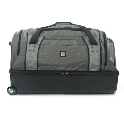 Workhorse Series 30" Split Level Grey FŪL Rolling Duffle Bag