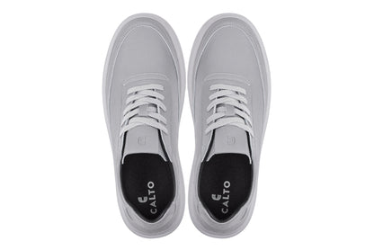 X1648 - 2.8 Inches Taller (Pewter Grey) - Lightweight Men's Sneakers
