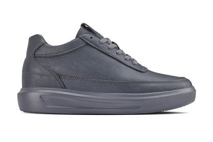 X1649 - 2.8 Inches Taller (Iron Grey) - Lightweight Men's Sneakers