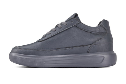 X1649 - 2.8 Inches Taller (Iron Grey) - Lightweight Men's Sneakers