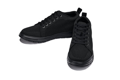 X2320 - 2.4 Inches Taller (Black/Black Sole) - Lace Up Casual Men's Sneakers