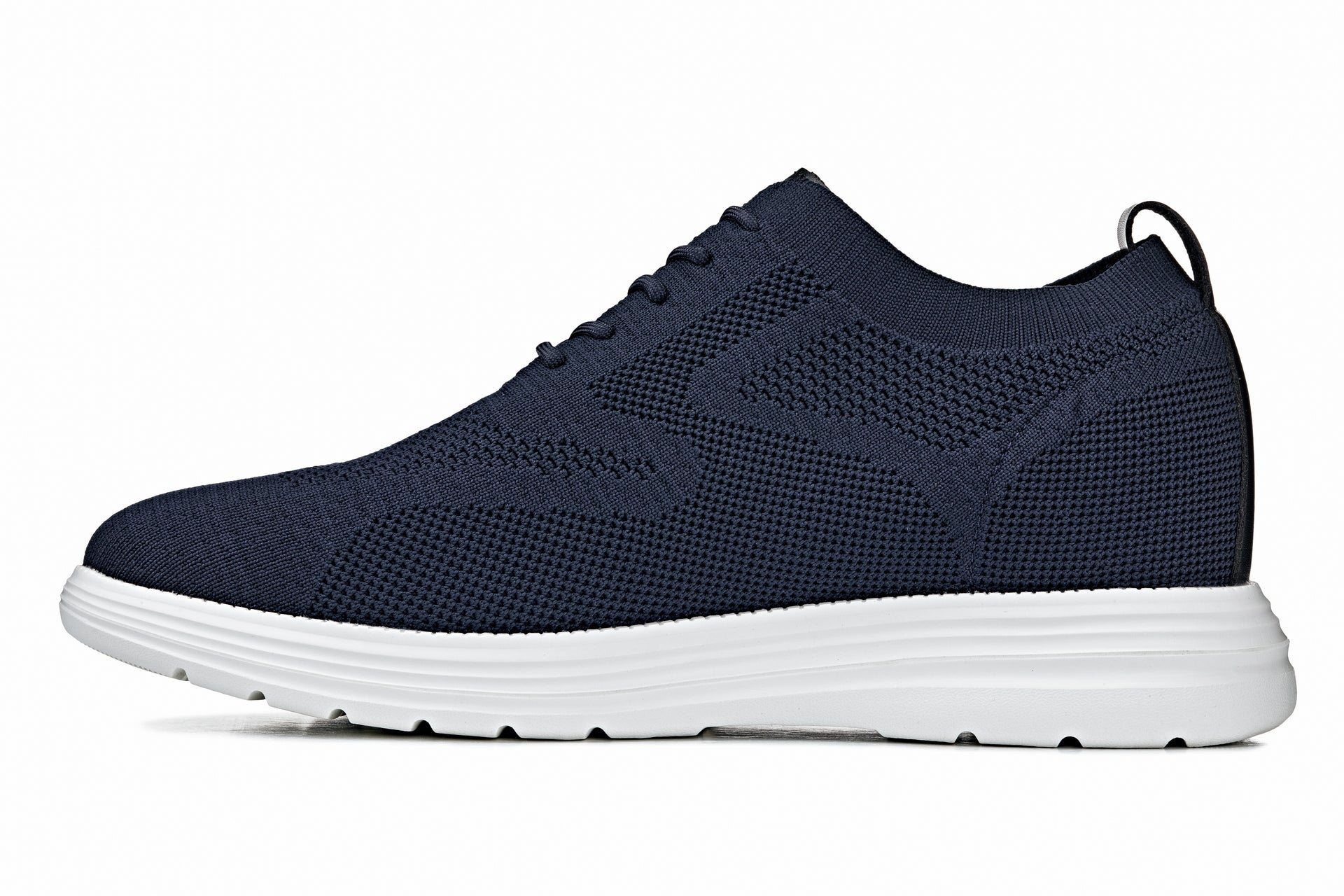 X2634 - 2.8 Inches Taller (Night Blue) - Lace Up Casual Men's Walker Shoes