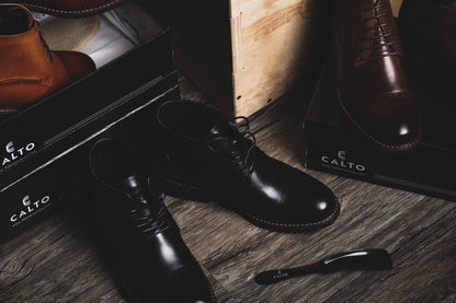 Y41084 - 3.2 Inches Taller (Coffee Brown) - Lace Up Casual Men's Boots