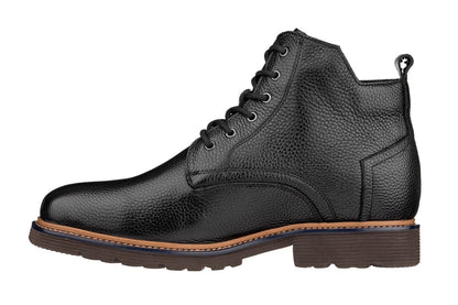 Y42071 - 2.8 Inches Taller (Black) - Dressy Casual Men's Boots