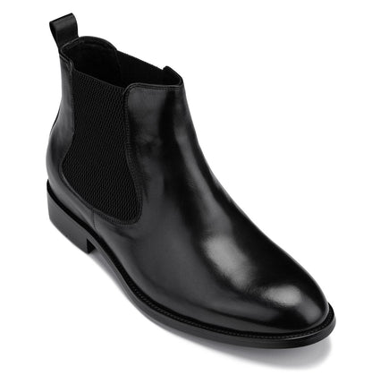 Y72230 - 2.8 Inches Taller (Black) - Chelsea Men's Boots