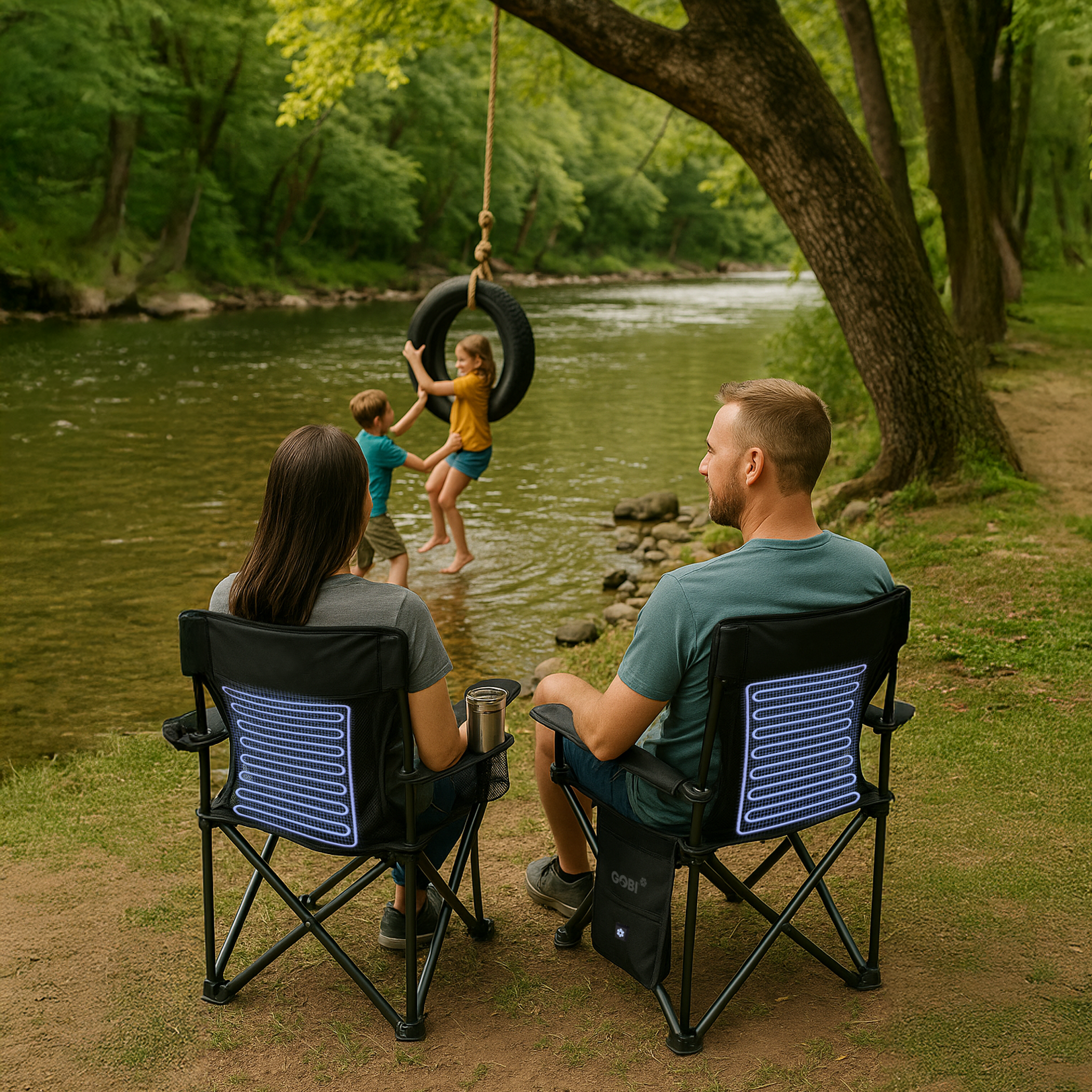 Zephyr Dual-Zoned Cooling Camp Chair