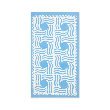 Mykonos Pareo - Aegean Blue Sun Pattern