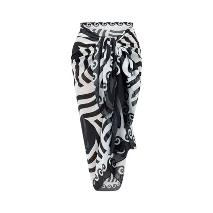 Mykonos Pareo - Midnight Swim Sun Pattern